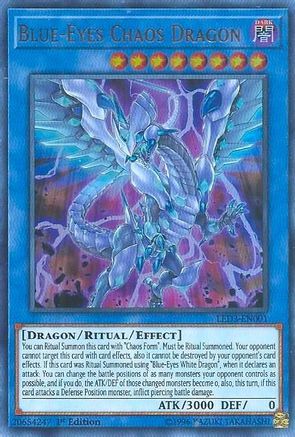 Image of Blue-Eyes Chaos Dragon [LED3-EN001] Ultra Rare