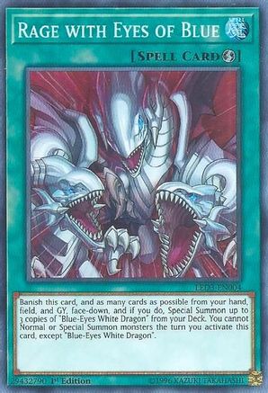 Image of Rage with Eyes of Blue [LED3-EN004] Super Rare
