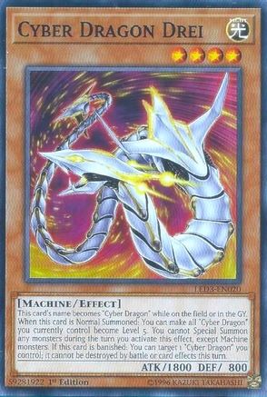Image of Cyber Dragon Drei [LED3-EN020] Common