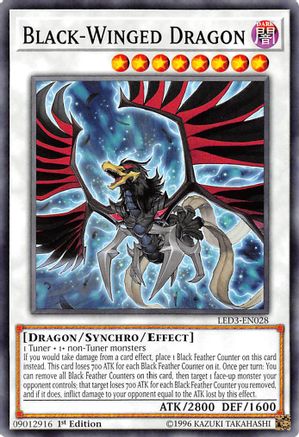Image of Black-Winged Dragon [LED3-EN028] Common