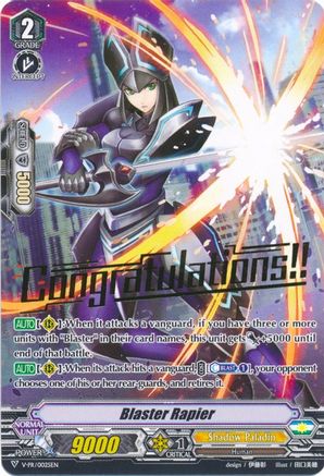 Blaster Rapier (Hot Stamped) (V PROMO CARDS)