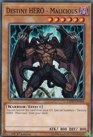 Image of Destiny Hero - Malicious [LEHD-ENA04] Common