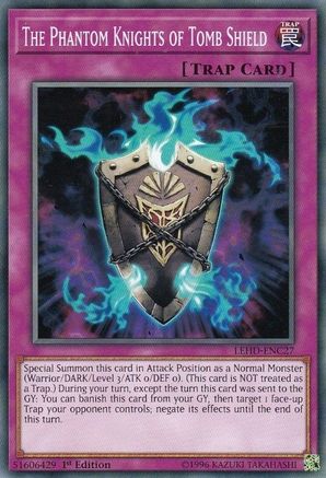 Image of The Phantom Knights of Tomb Shield [LEHD-ENC27] Common