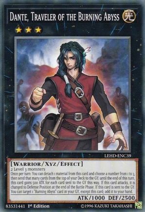 Image of Dante, Traveler of the Burning Abyss [LEHD-ENC39] Common