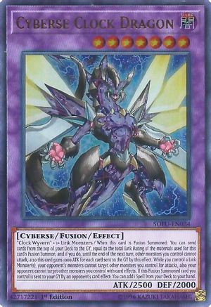 Image of Cyberse Clock Dragon [SOFU-EN034] Ultra Rare