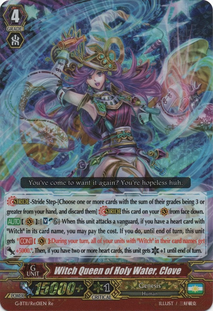 Image of Witch Queen of Holy Water, Clove (G-BT11/Re:01EN) [Demonic Advent]