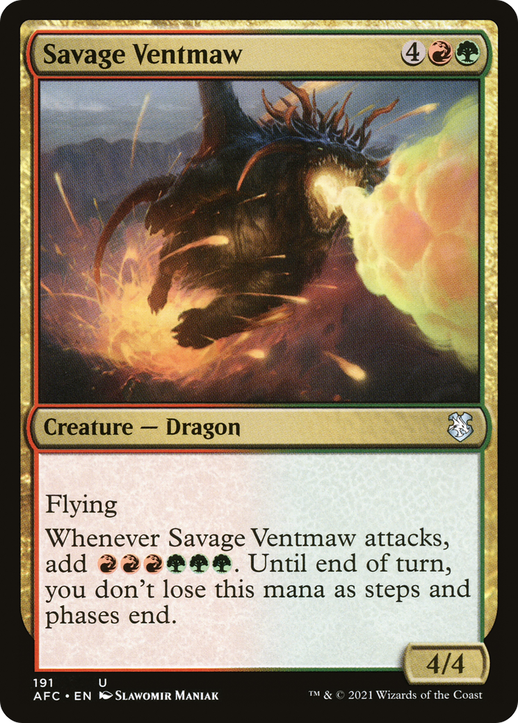 Image of Savage Ventmaw [Dungeons & Dragons: Adventures in the Forgotten Realms Commander]