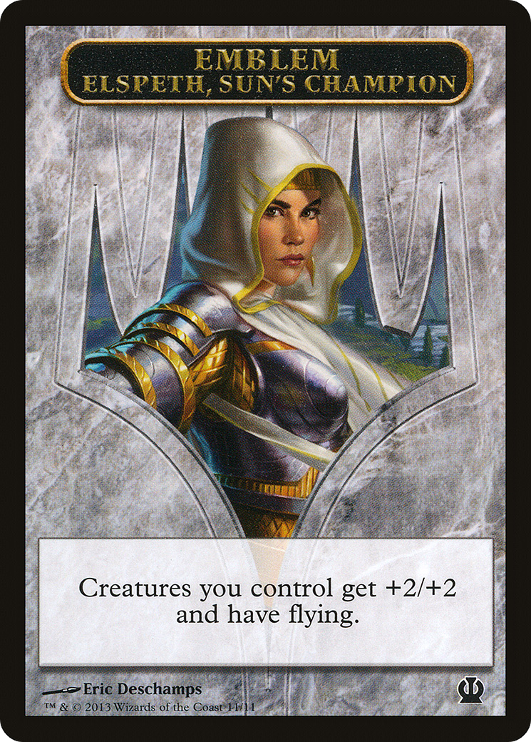 Image of Elspeth, Sun's Champion Emblem [Theros Tokens]