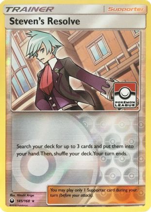 Image of Steven's Resolve (145/168) (League Promo) [Sun & Moon: Celestial Storm]