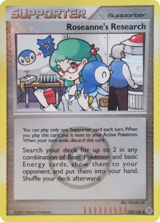 Image of Roseanne's Research (125/132) (League Promos) [Diamond & Pearl: Secret Wonders]