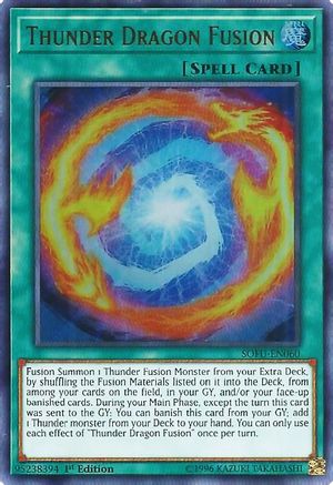 Image of Thunder Dragon Fusion [SOFU-EN060] Ultra Rare
