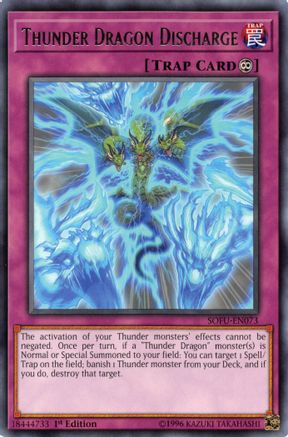 Image of Thunder Dragon Discharge [SOFU-EN073] Rare