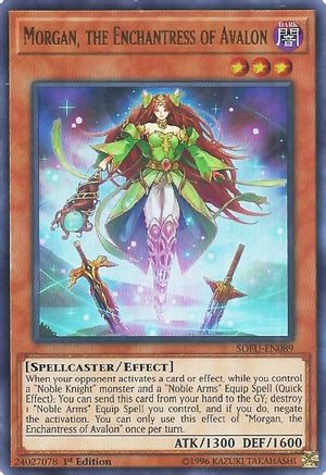 Image of Morgan, the Enchantress of Avalon [SOFU-EN089] Ultra Rare
