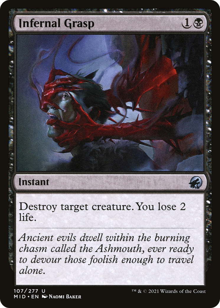 Image of Infernal Grasp [Innistrad: Midnight Hunt]