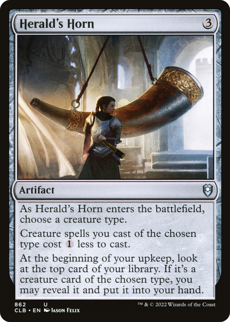 Image of Herald's Horn [Commander Legends: Battle for Baldur's Gate]
