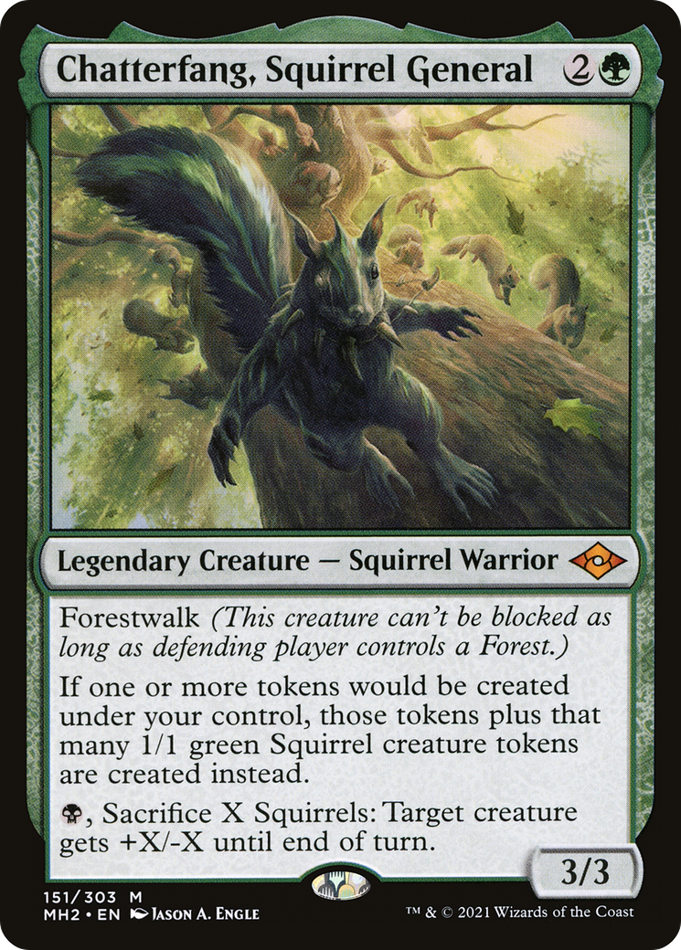 Image of Chatterfang, Squirrel General [Modern Horizons 2]