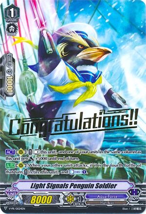 Image of Light Signals Penguin Soldier (V-PR/0024EN) [V Promo Cards]