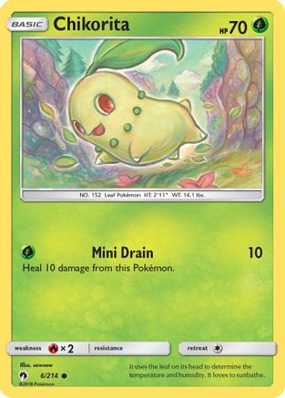 Image of Chikorita (6/214) [Sun & Moon: Lost Thunder]