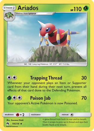 Image of Ariados (10/214) [Sun & Moon: Lost Thunder]