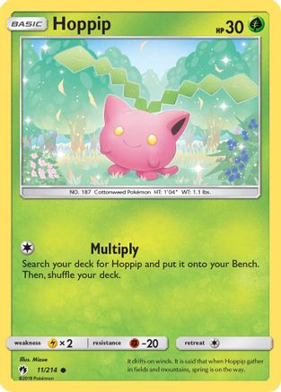 Image of Hoppip (11/214) [Sun & Moon: Lost Thunder]