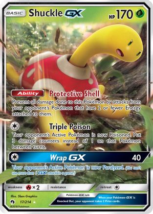 Image of Shuckle GX (17/214) [Sun & Moon: Lost Thunder]