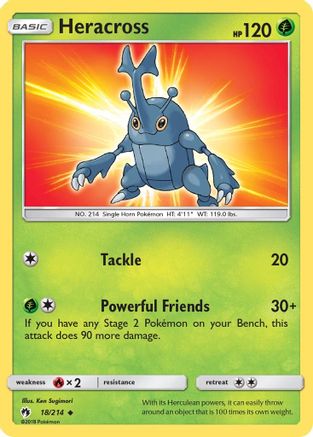 Image of Heracross (18/214) [Sun & Moon: Lost Thunder]