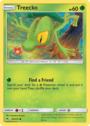 Image of Treecko (20/214) [Sun & Moon: Lost Thunder]