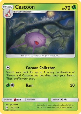 Image of Cascoon (27/214) [Sun & Moon: Lost Thunder]