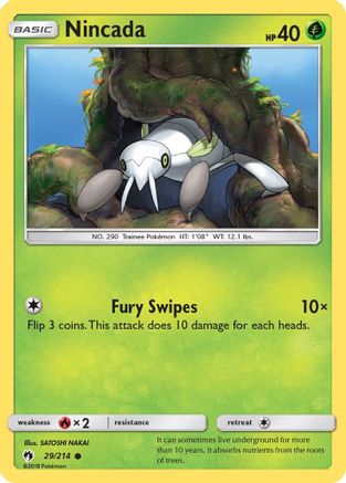 Image of Nincada (29/214) [Sun & Moon: Lost Thunder]