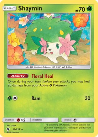 Image of Shaymin (33/214) [Sun & Moon: Lost Thunder]