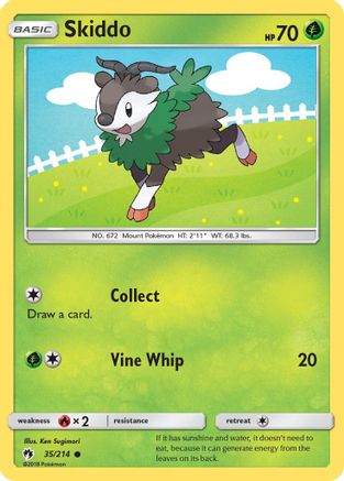 Image of Skiddo (35/214) [Sun & Moon: Lost Thunder]