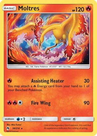 Image of Moltres (38/214) [Sun & Moon: Lost Thunder]