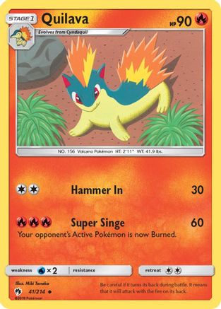 Image of Quilava (41/214) [Sun & Moon: Lost Thunder]