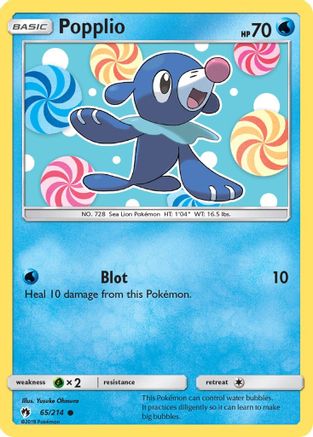 Image of Popplio (65/214) [Sun & Moon: Lost Thunder]