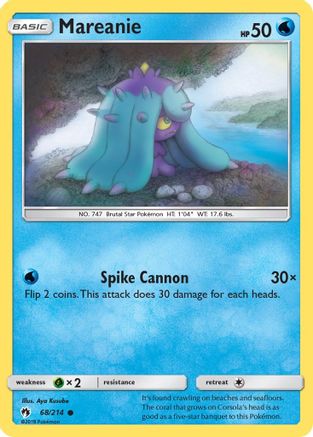 Image of Mareanie (68/214) [Sun & Moon: Lost Thunder]