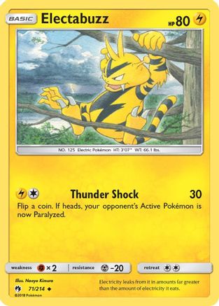 Image of Electabuzz (71/214) [Sun & Moon: Lost Thunder]