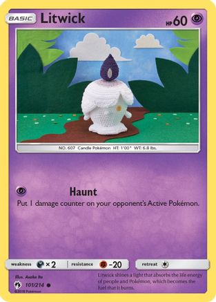 Image of Litwick (101/214) [Sun & Moon: Lost Thunder]