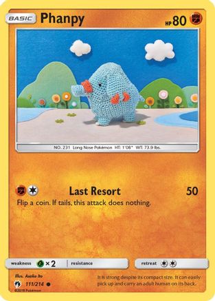 Image of Phanpy (111/214) [Sun & Moon: Lost Thunder]
