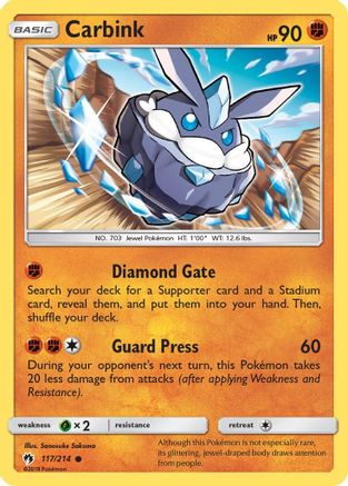 Image of Carbink (117/214) [Sun & Moon: Lost Thunder]