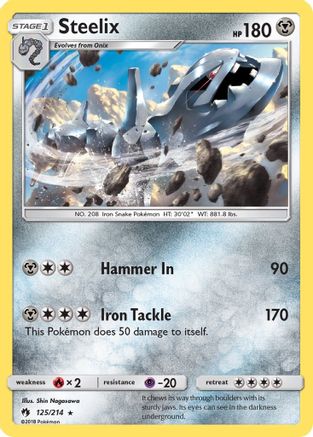 Image of Steelix (125/214) [Sun & Moon: Lost Thunder]