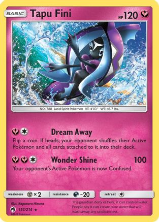 Image of Tapu Fini (151/214) [Sun & Moon: Lost Thunder]