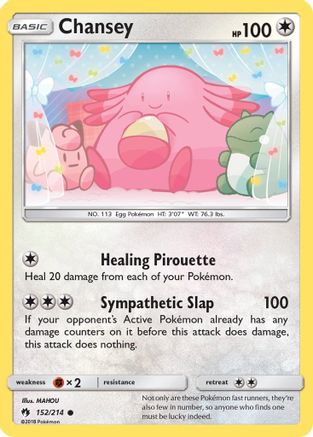 Image of Chansey (152/214) [Sun & Moon: Lost Thunder]