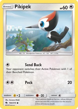 Image of Pikipek (164/214) [Sun & Moon: Lost Thunder]