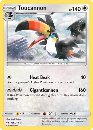 Image of Toucannon (166/214) [Sun & Moon: Lost Thunder]