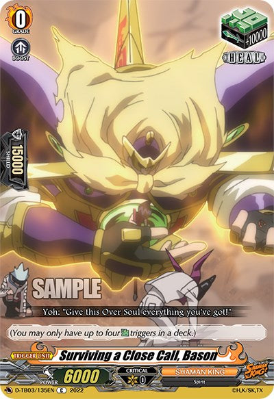 Image of Surviving a Close Call, Bason (D-TB03/135EN) [Shaman King]