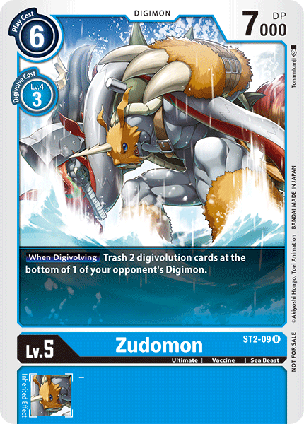 Image of Zudomon [ST2-09] (Alternate Art) [Starter Deck: Cocytus Blue Promos]