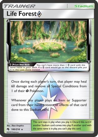 Image of Life Forest (180/214) (Prism Star) [Sun & Moon: Lost Thunder]