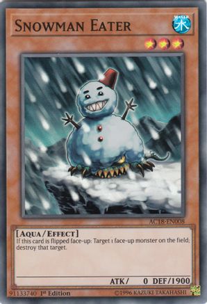 Image of Snowman Eater [AC18-EN008] Super Rare