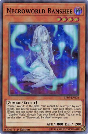 Image of Necroworld Banshee [SR07-EN002] Super Rare