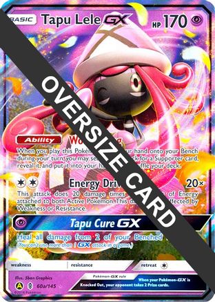 Image of Tapu Lele GX (60a/145) (Alternate card) (Jumbo Card) [Sun & Moon: Guardians Rising]
